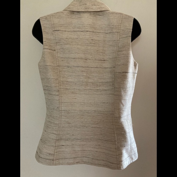 VTG GANTOS RAW SILK VEST. 4 - Picture 2 of 9